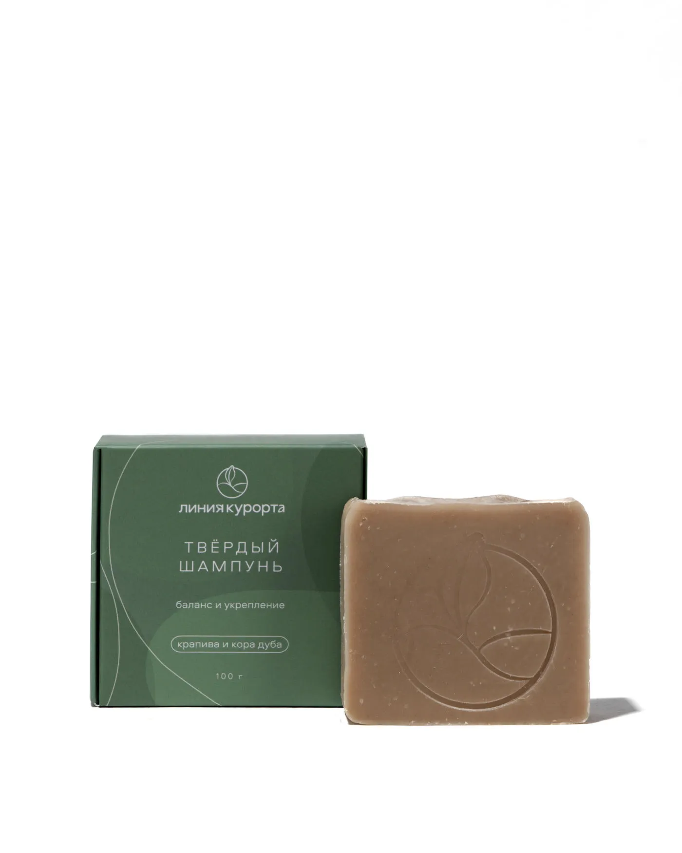 Твердый шампунь «Крапива и кора дуба»