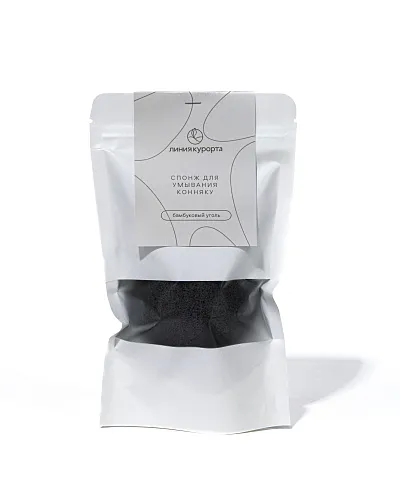 Спонж для умывания «Бамбуковый уголь»
