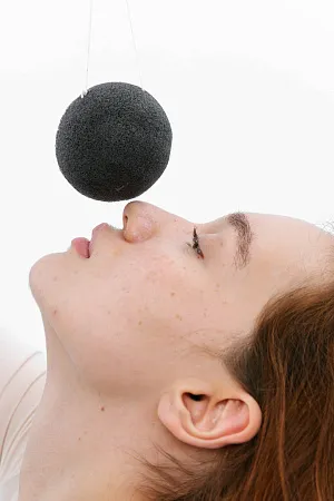 Спонж для умывания «Бамбуковый уголь»