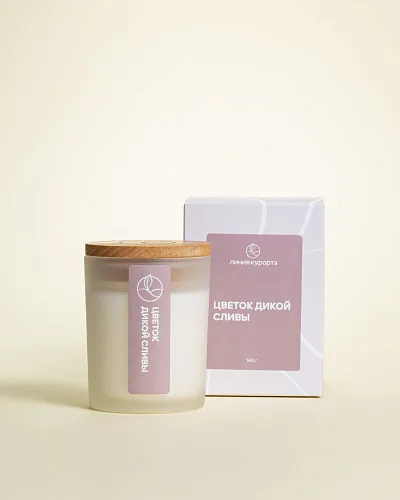 Аромасвеча «Цветок дикой сливы»