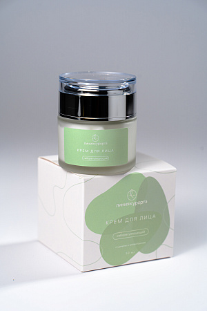 Крем для лица "Себорегулирующий крем с цинком и алантоином"