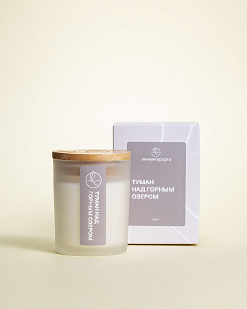 Аромасвеча "Туман над горным озером"