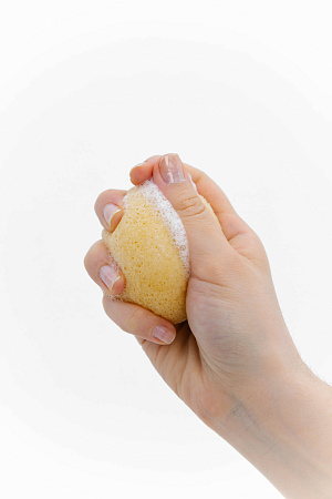 Спонж для умывания "Экстракт имбиря"