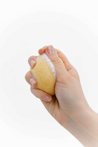 Спонж для умывания «Экстракт имбиря»