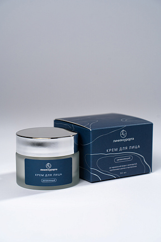 Крем для лица «Увлажняющий крем на термальной воде с календулой, аминокислотами шелка и пантенолом»