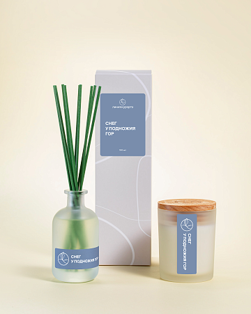 Новогодний набор "Снег у подножия гор"