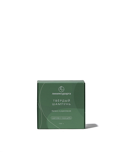 Твердый шампунь «Крапива и кора дуба»