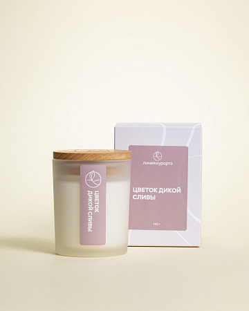 Аромасвеча "Цветок дикой сливы"